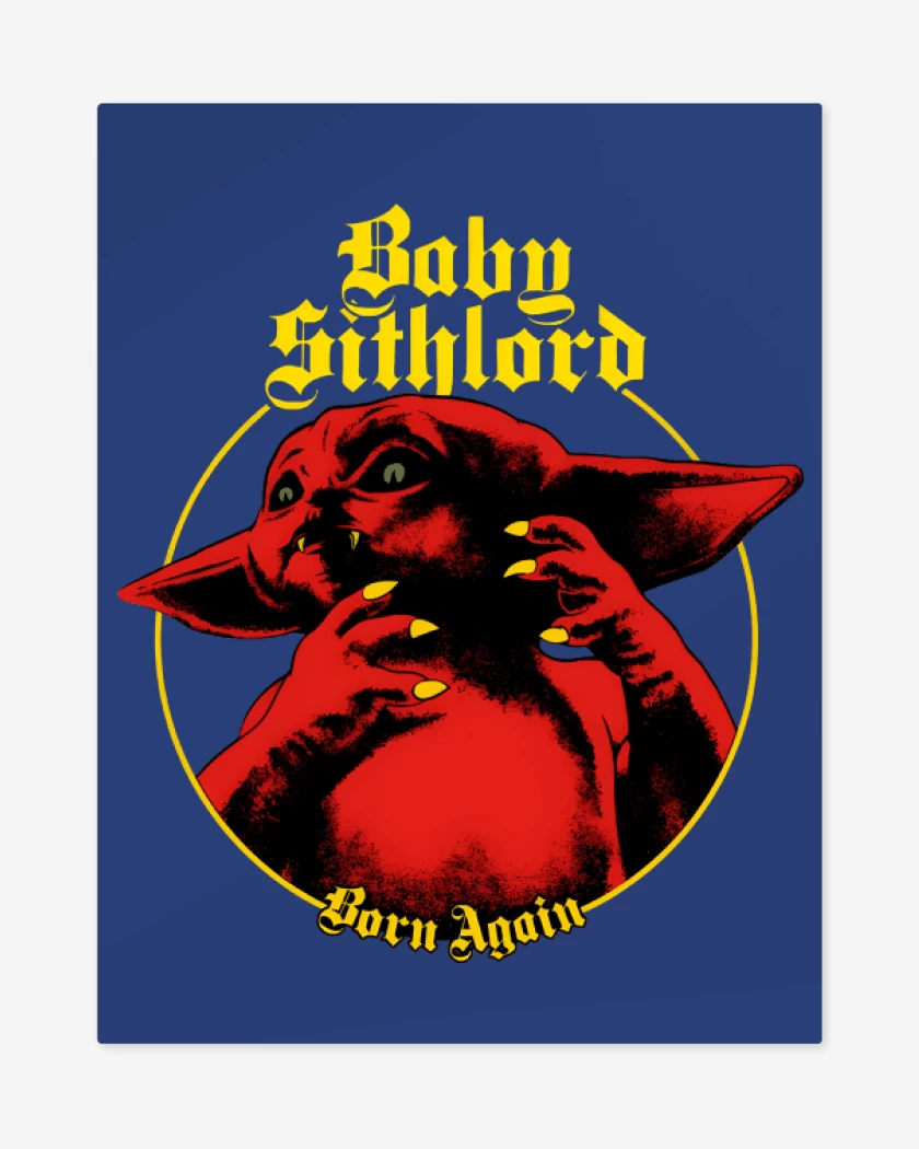 Print metalico Azul Rey de Born Sithlord
