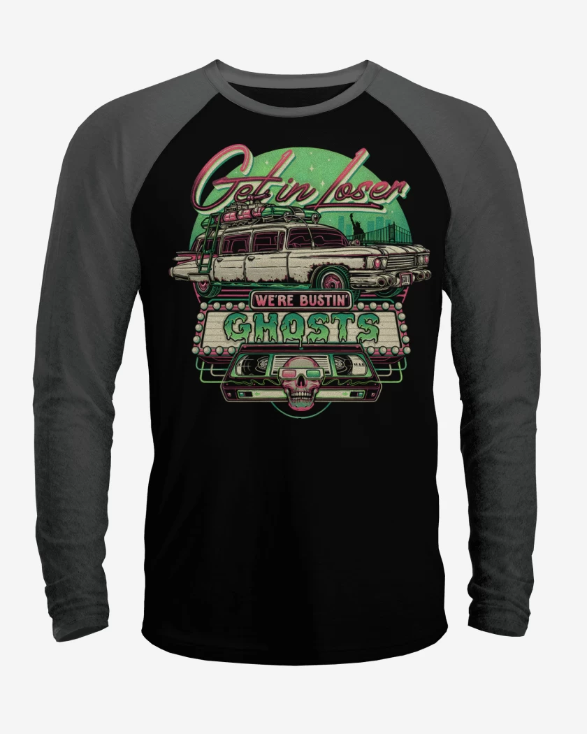 Polera Raglan Atrapando Fantasmas