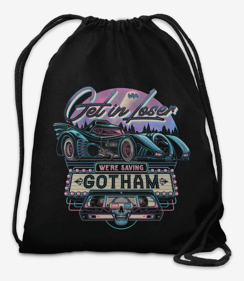 Mochila Negro de Salvando Gotham