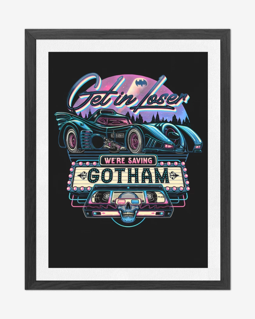 Cuadro decorativo Negro de Salvando Gotham