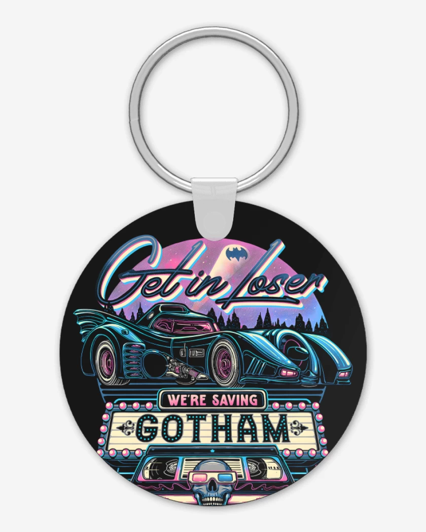 Llavero Negro de Salvando Gotham