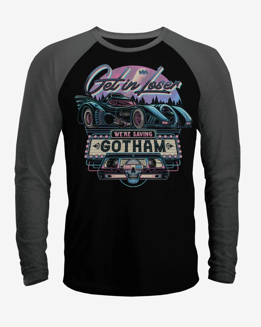 Polera Raglan Salvando Gotham