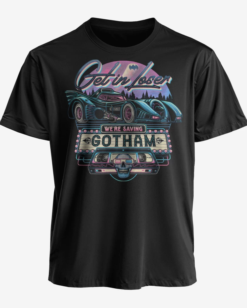 Polera premium Negro de Salvando Gotham