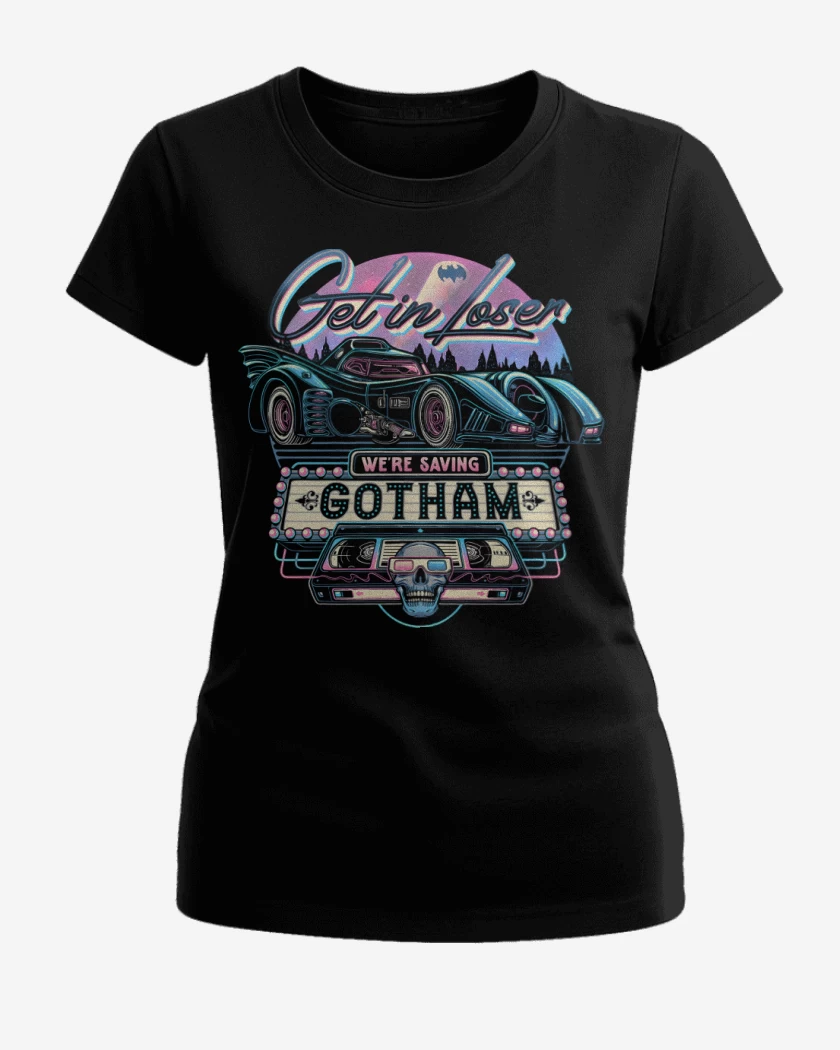 Polera de Mujer Negro de Salvando Gotham