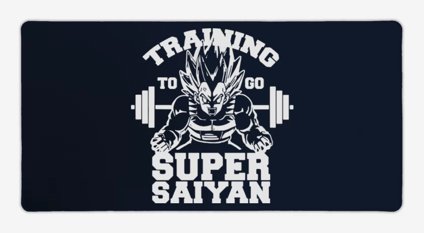 Mouse pad Gamer Training to go super saiyan