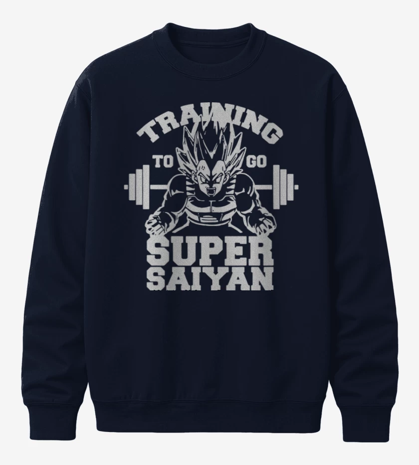 Poleron polo Training to go super saiyan
