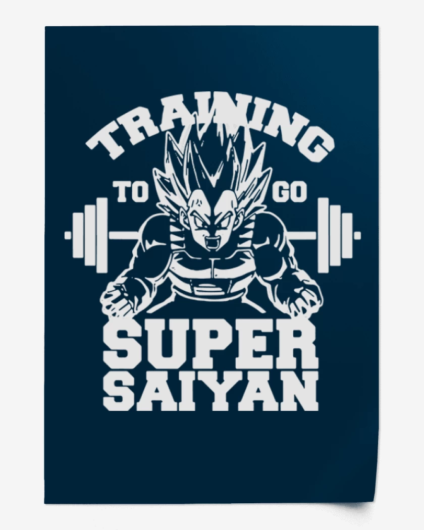 Print Training to go super saiyan