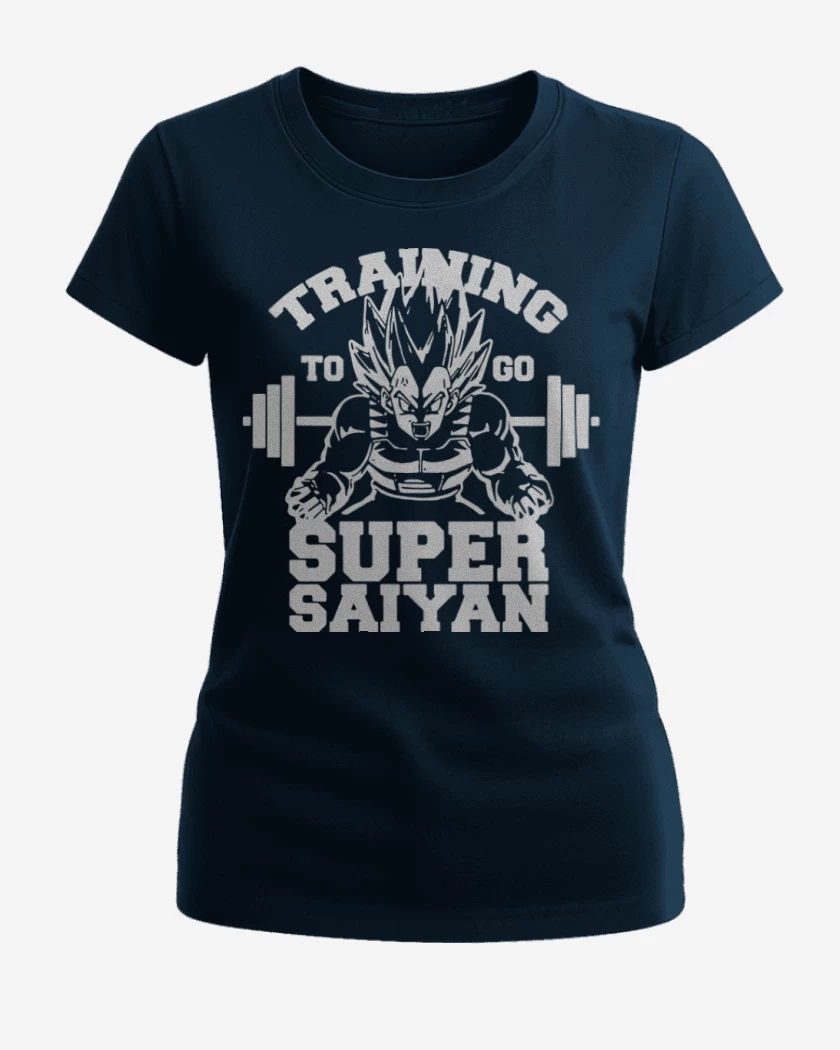 Polera de Mujer Training to go super saiyan