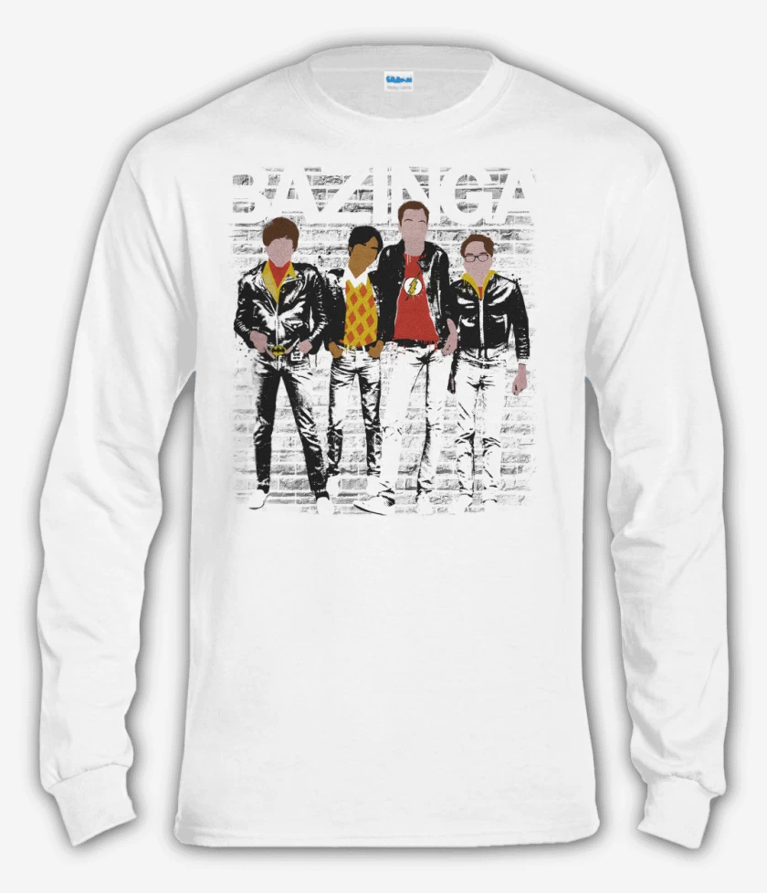 Polera manga larga Blanco de B.A.Z.I.N.G.A.