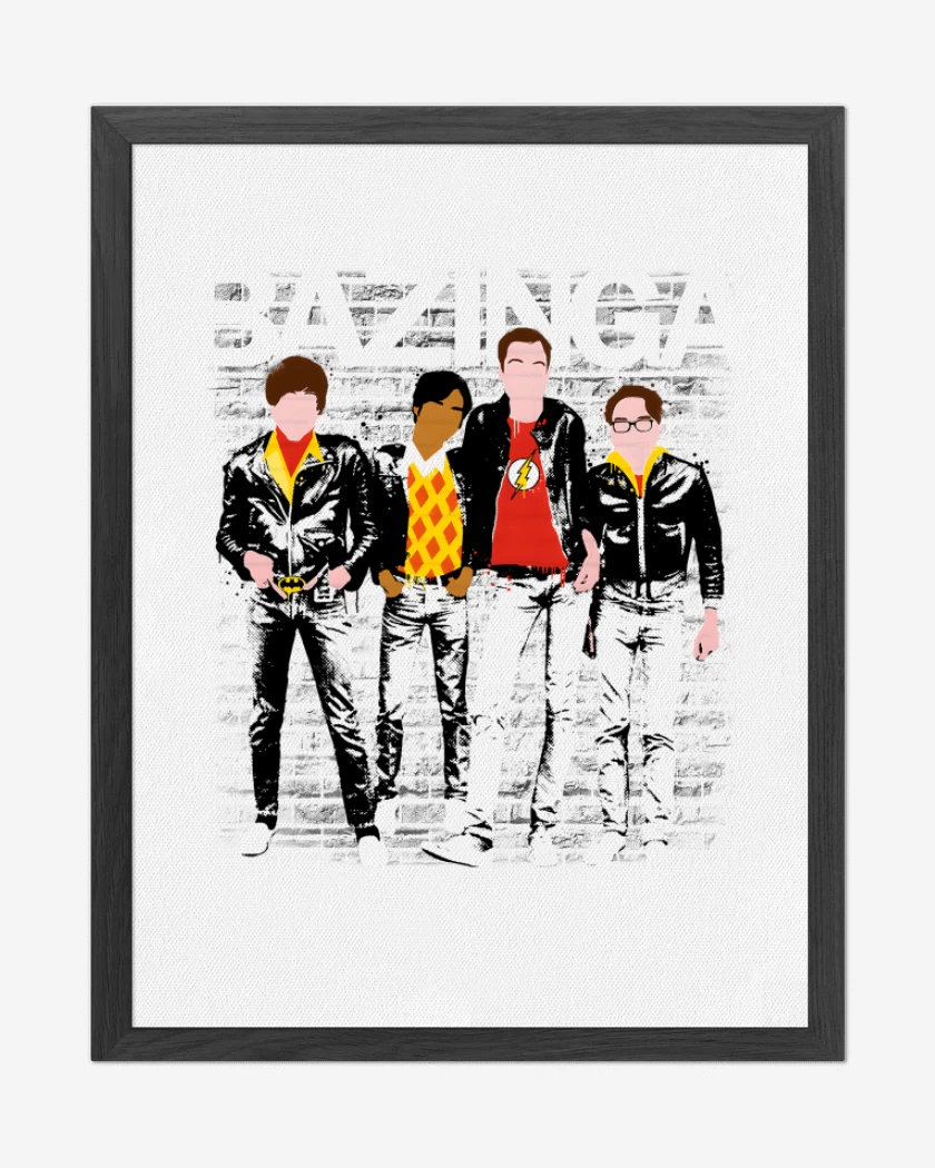 Cuadro decorativo B.A.Z.I.N.G.A.