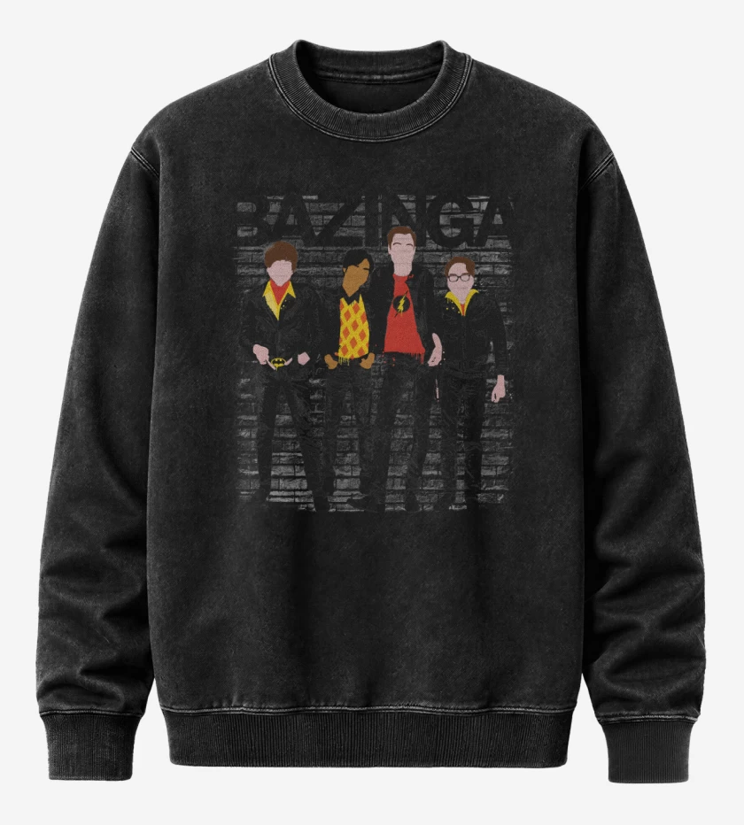 Poleron Polo Acid Wash Negro de B.A.Z.I.N.G.A.