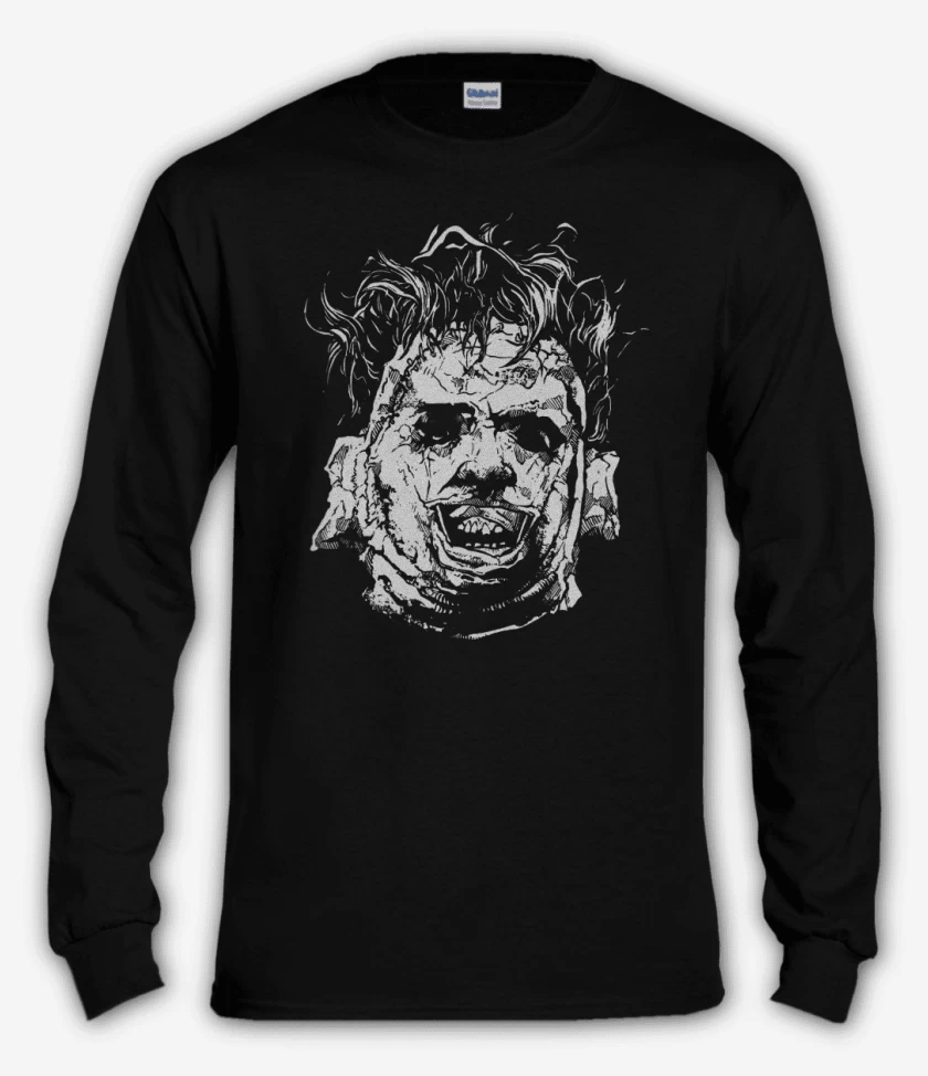 Polera manga larga Cara de Cuero