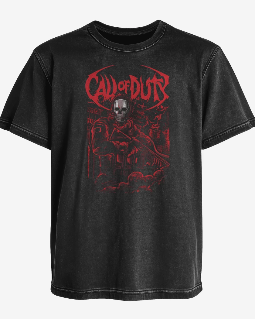 Polera desgastada Fantasma de Guerra