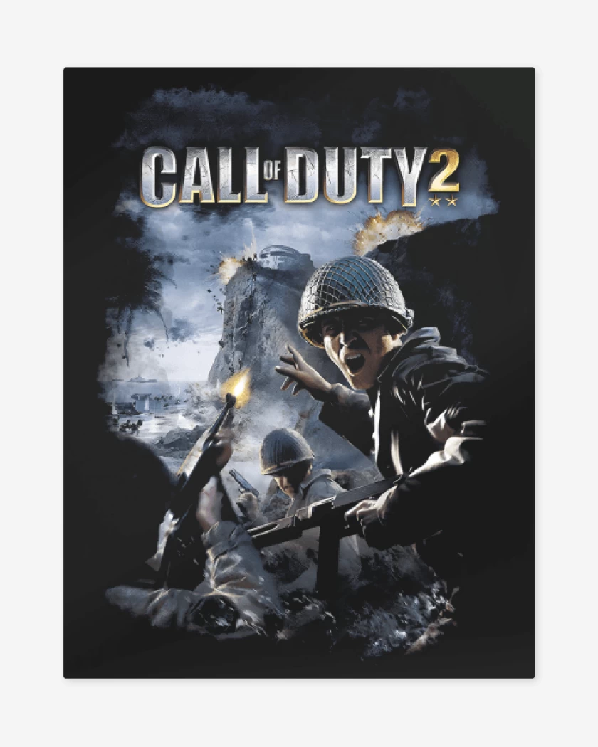 Print metalico Negro de COD II