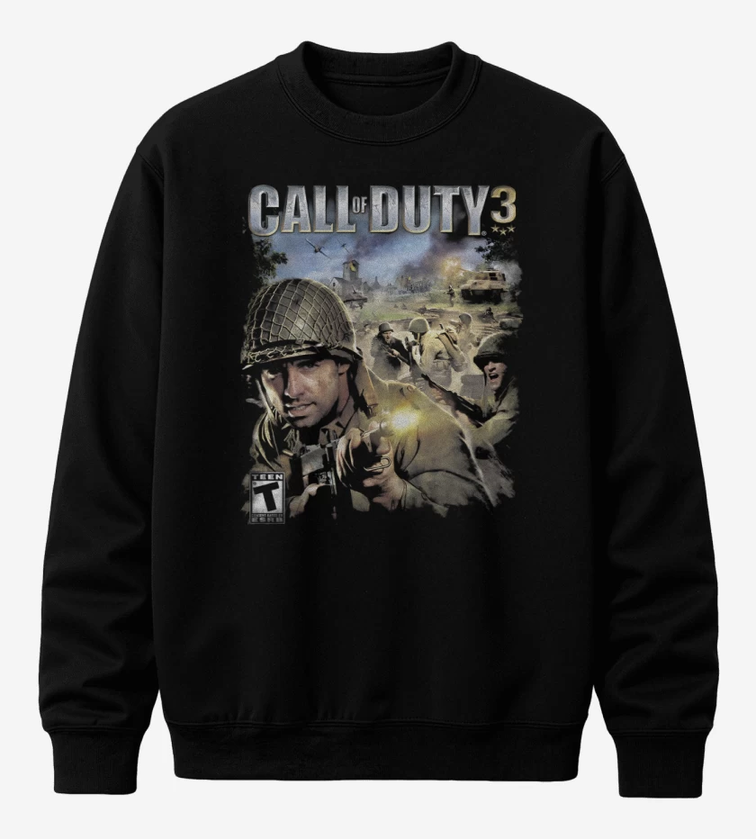 Poleron polo Negro de COD III