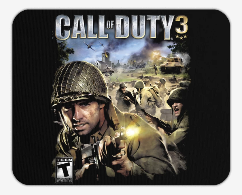 Mousepad Negro de COD III