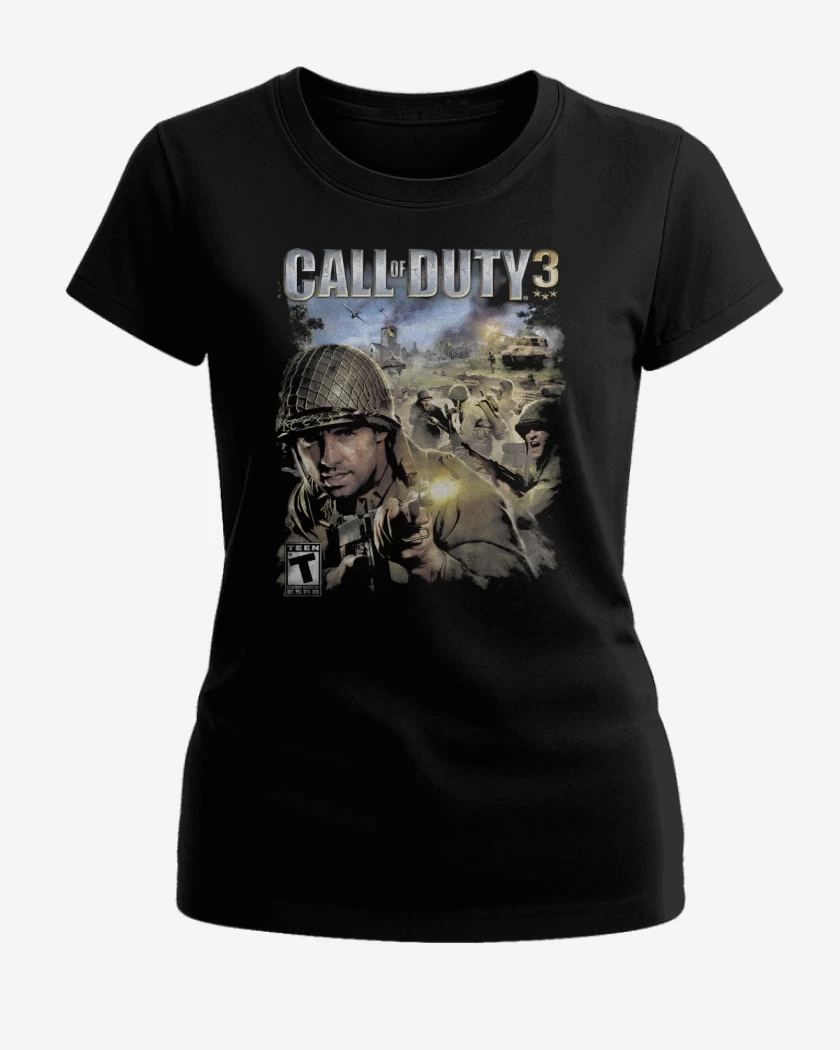 Polera de Mujer Negro de COD III
