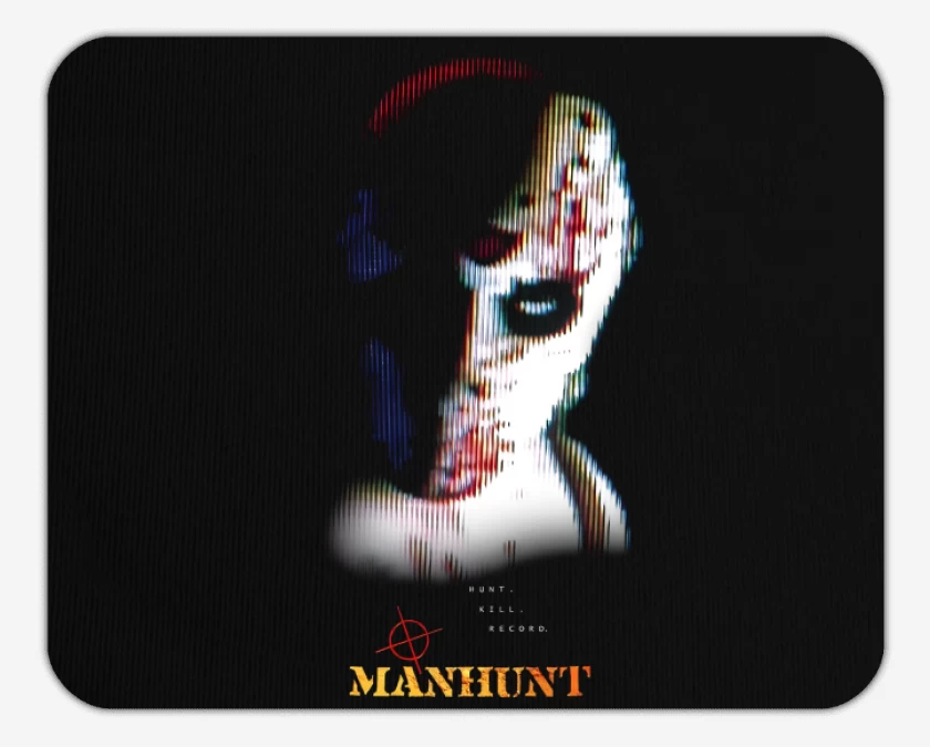 Mousepad Negro de Manhunt