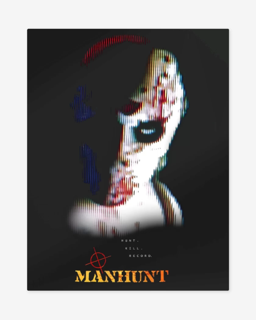 Print metalico Negro de Manhunt