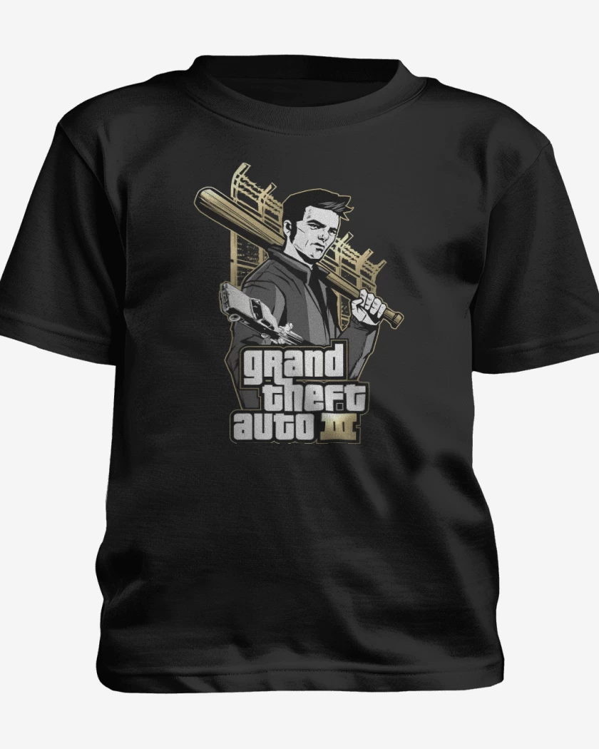 Polera de niño Negro de Claude Speed
