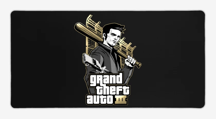 Mouse pad Gamer Negro de Claude Speed