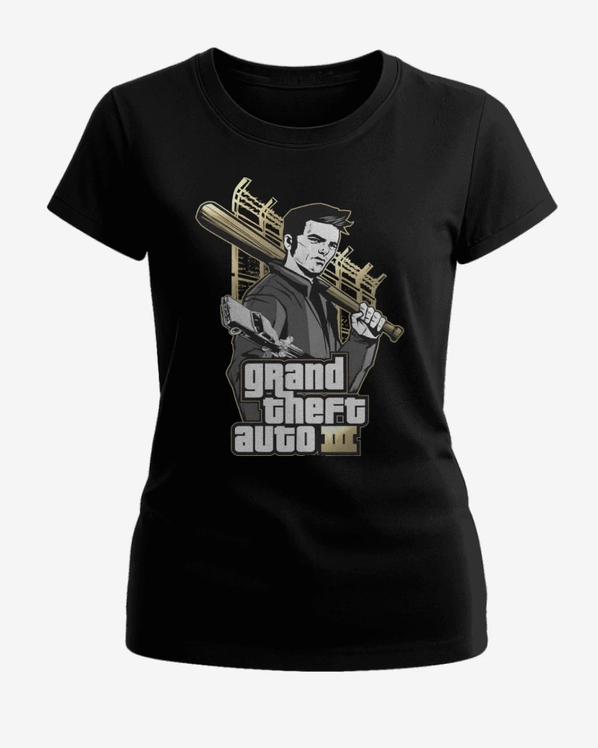 Polera de Mujer Negro de Claude Speed