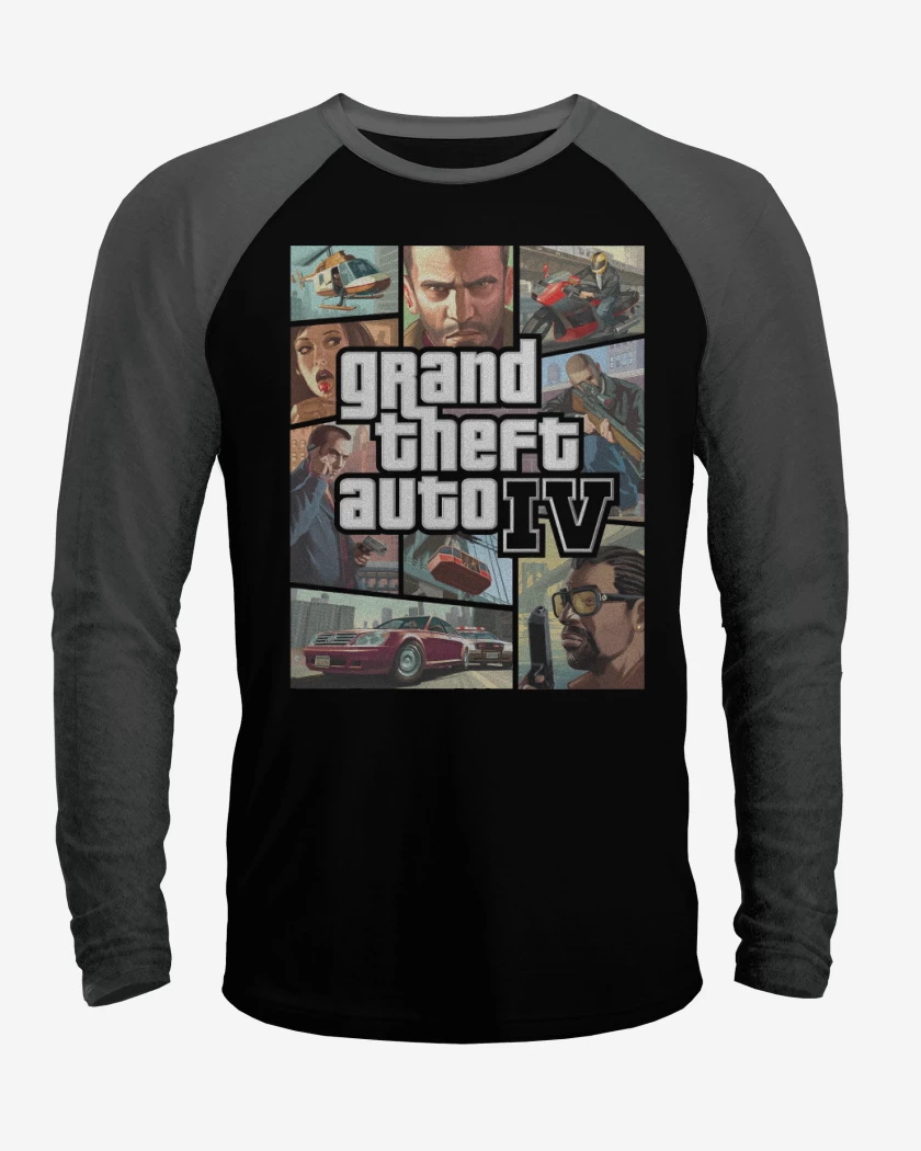 Polera Raglan GTA IV