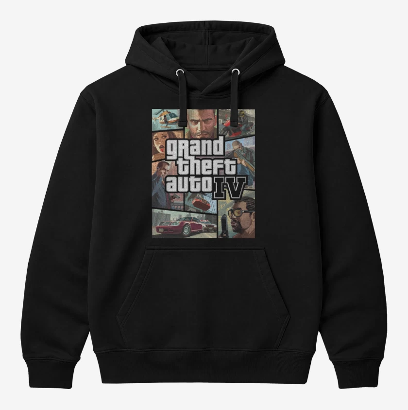 Polerón Canguro Negro de GTA IV