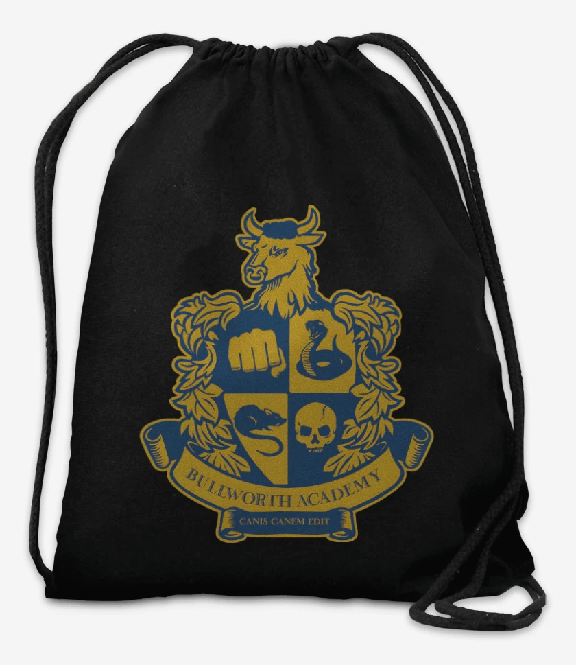 Mochila Negro de Bullworth Academy