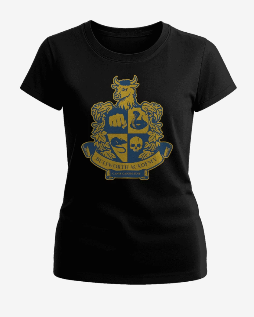 Polera de Mujer Negro de Bullworth Academy
