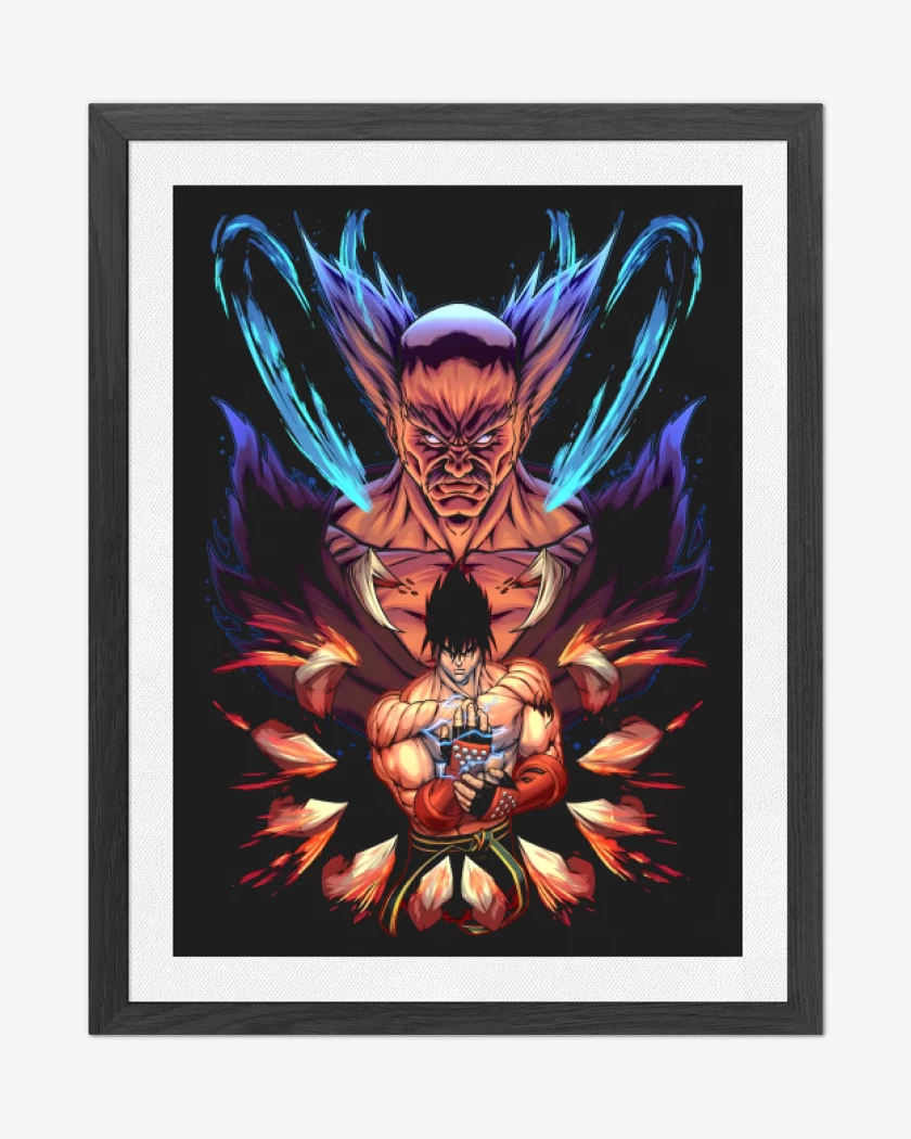 Cuadro decorativo Negro de Mishima x Kazama