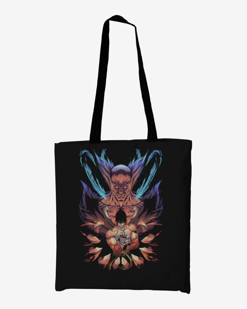 Totebag Negro de Mishima x Kazama