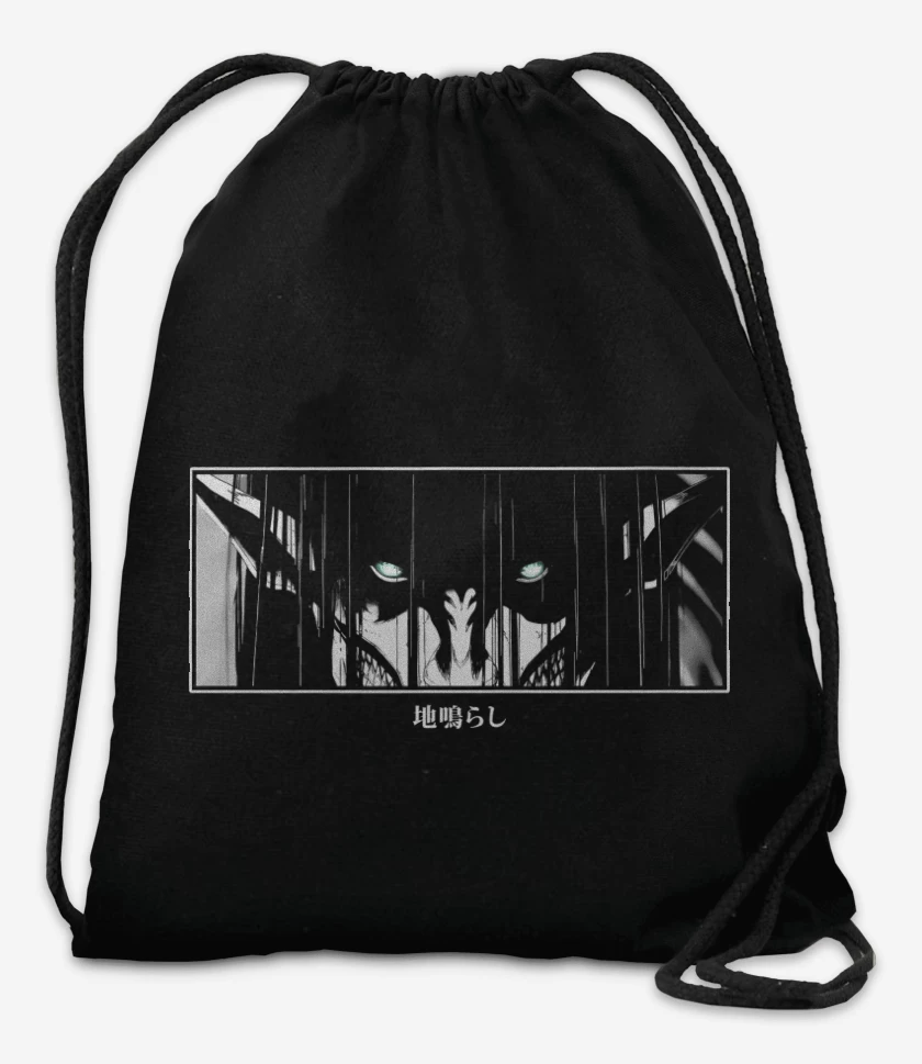 Mochila Negro de Retumbar Eren