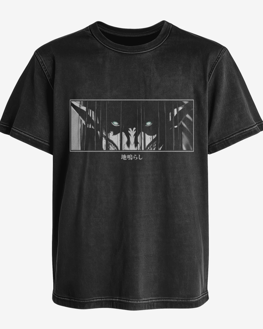Polera desgastada Retumbar Eren