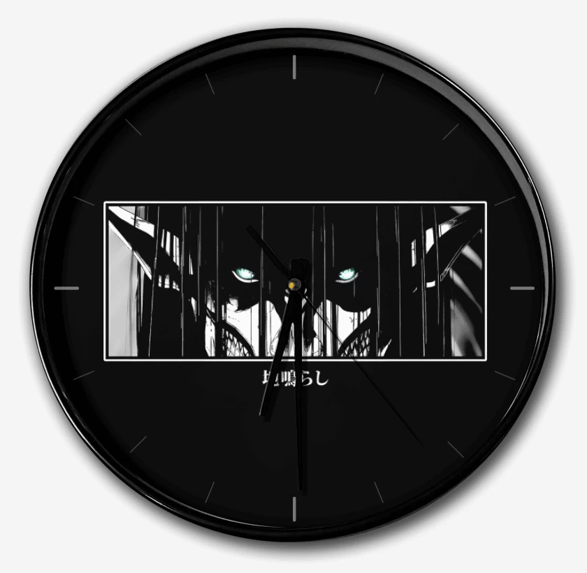 Reloj Negro de Retumbar Eren