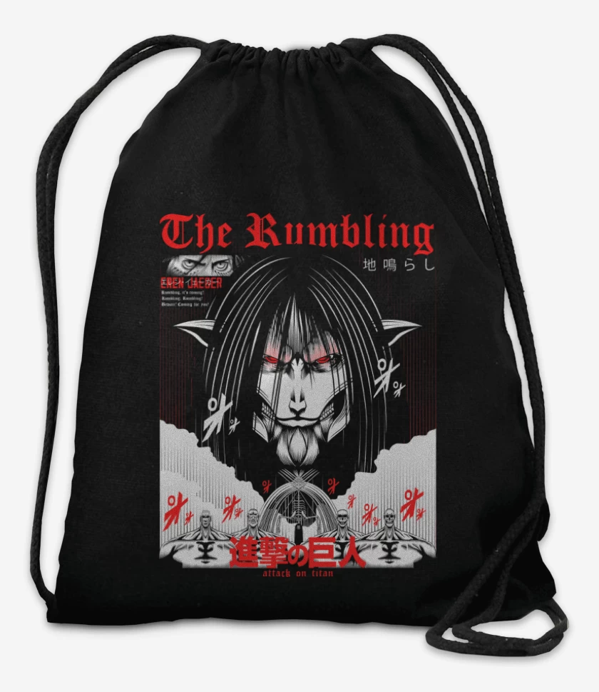 Mochila Negro de The Rumbling Jaeger 