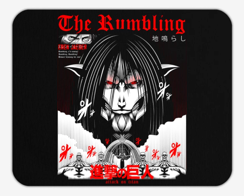 Mousepad The Rumbling Jaeger 