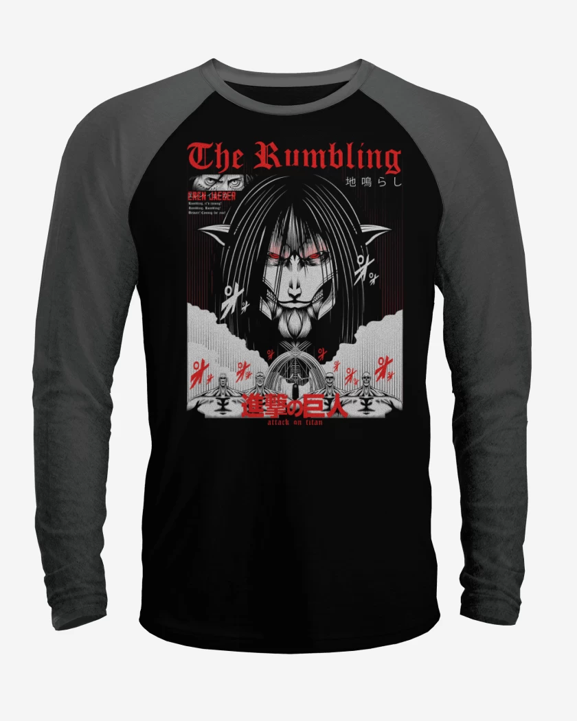 Polera Raglan The Rumbling Jaeger 