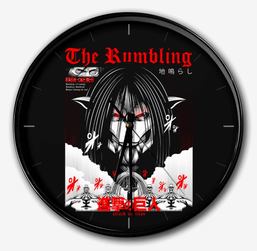 Reloj Negro de The Rumbling Jaeger 