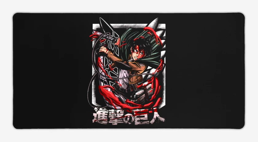 Mouse pad Gamer Asesino de Titanes