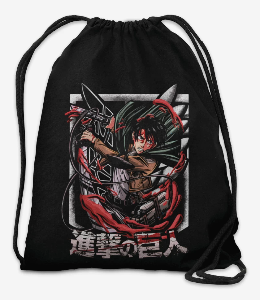 Mochila Negro de Asesino de Titanes