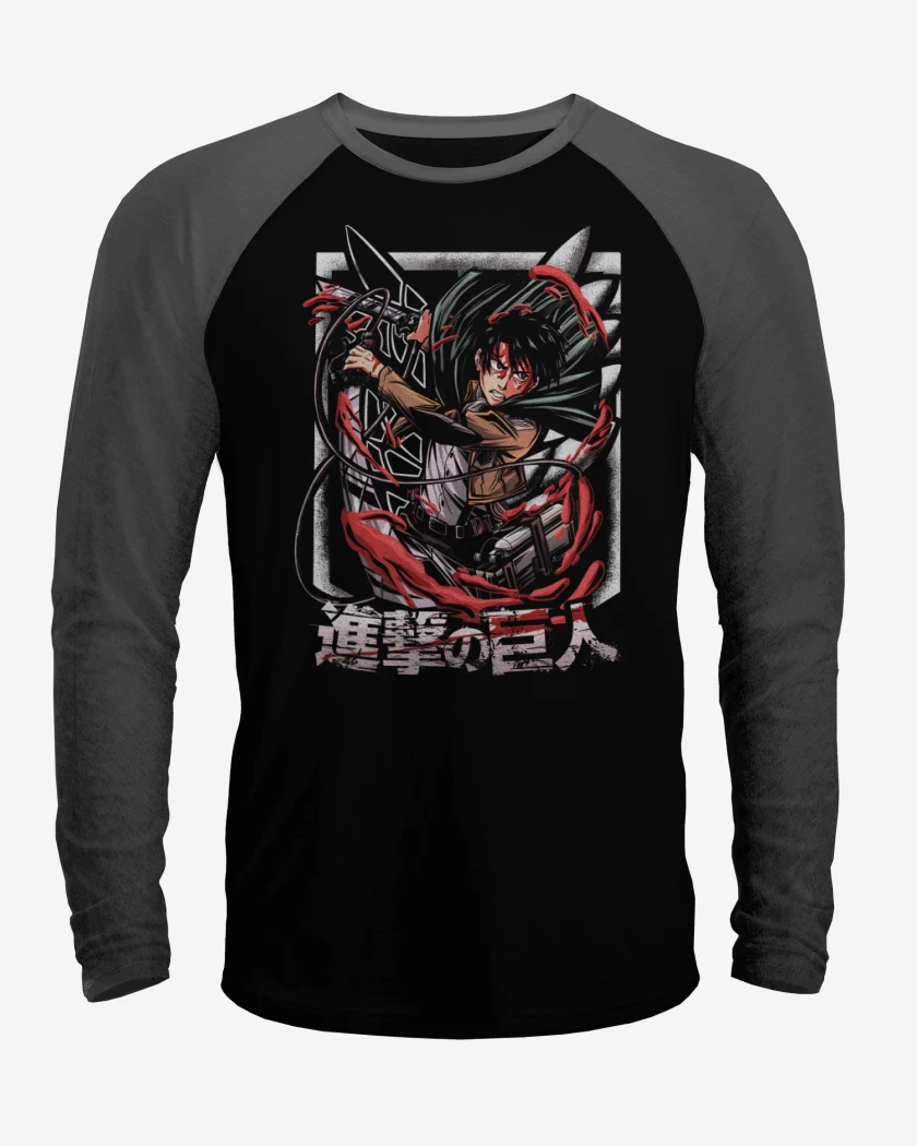 Polera Raglan Asesino de Titanes