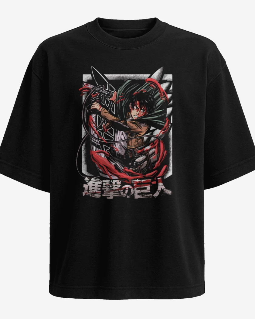 Polera Oversize Asesino de Titanes