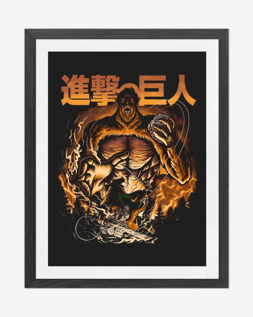 Cuadro decorativo Levi vs Bestia