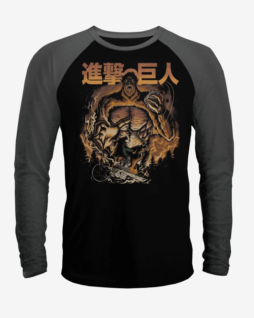 Polera Raglan Levi vs Bestia
