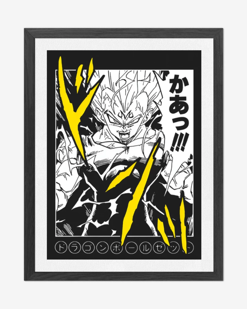 Cuadro decorativo Majin Saiyan