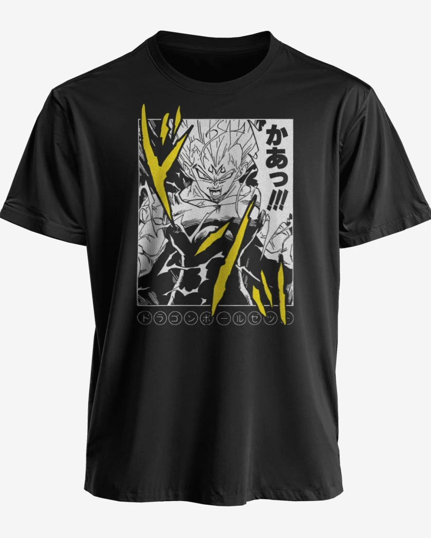 Polera premium Negro de Majin Saiyan