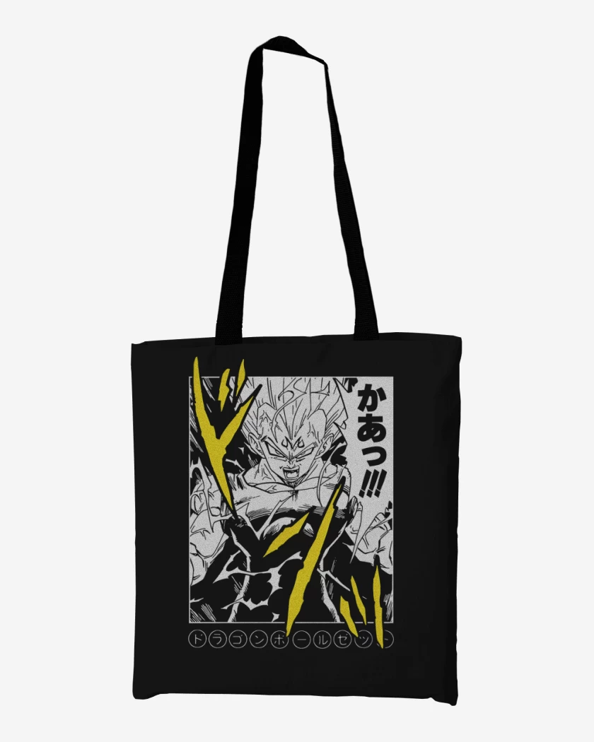 Totebag Negro de Majin Saiyan