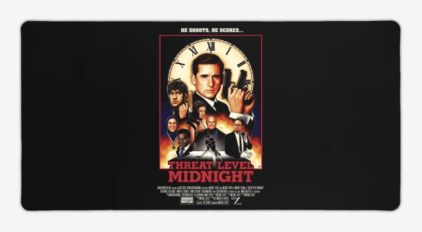 Mouse pad Gamer Threat Level Midnight