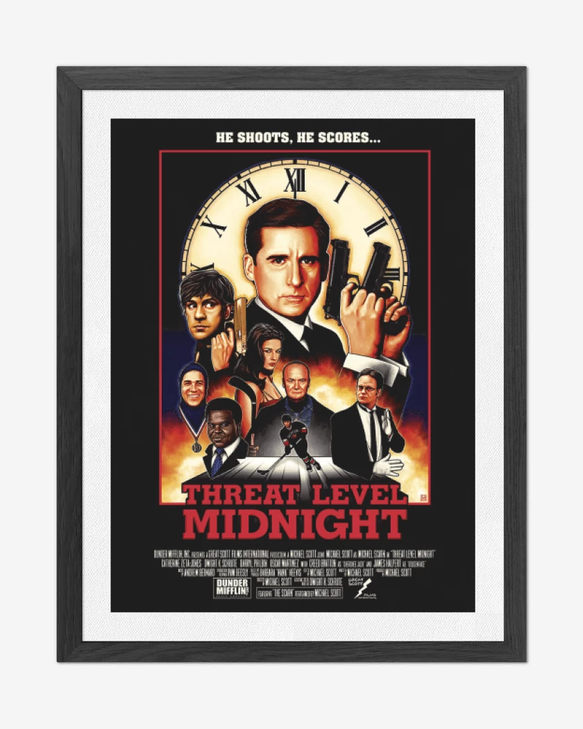 Cuadro decorativo Negro de Threat Level Midnight